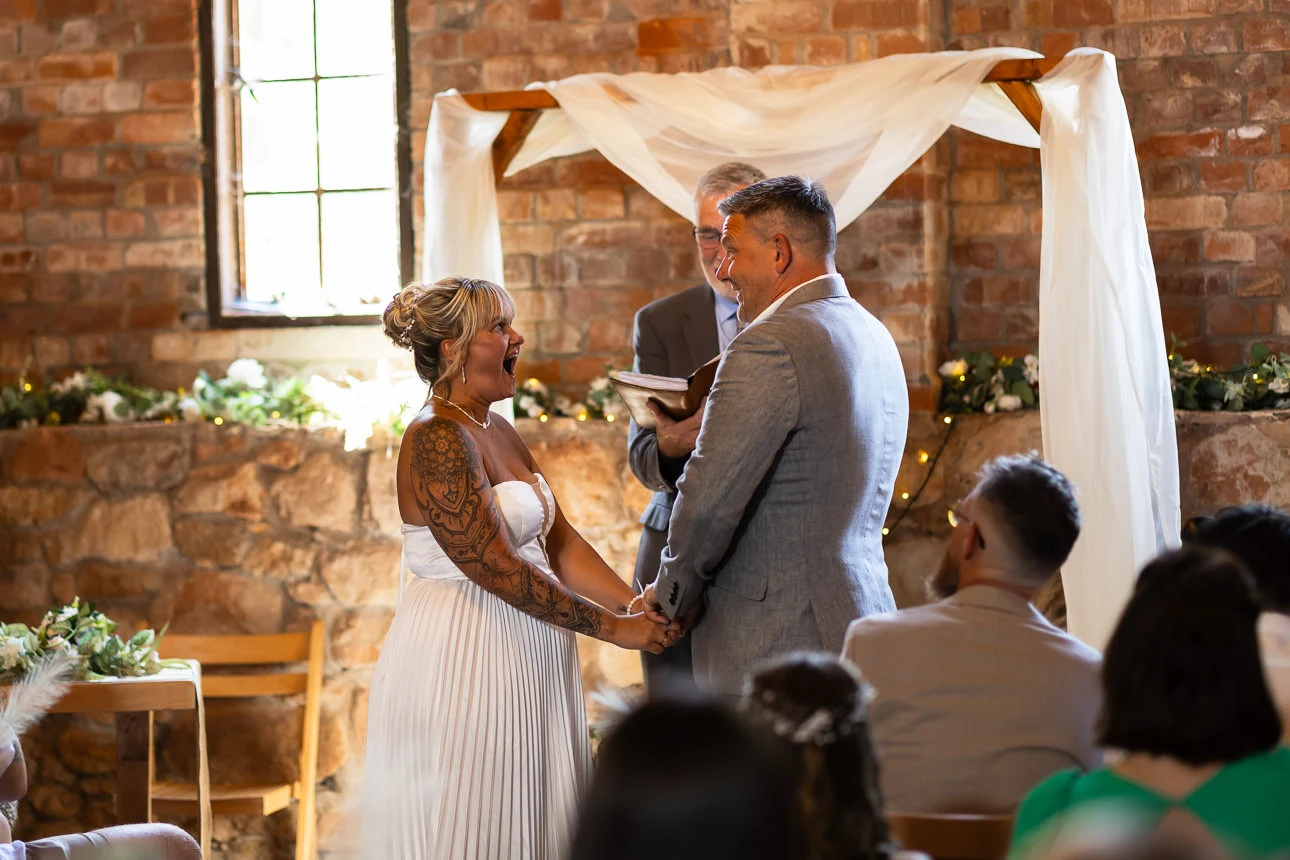 bride and groom exmouth country lodge wedding venue