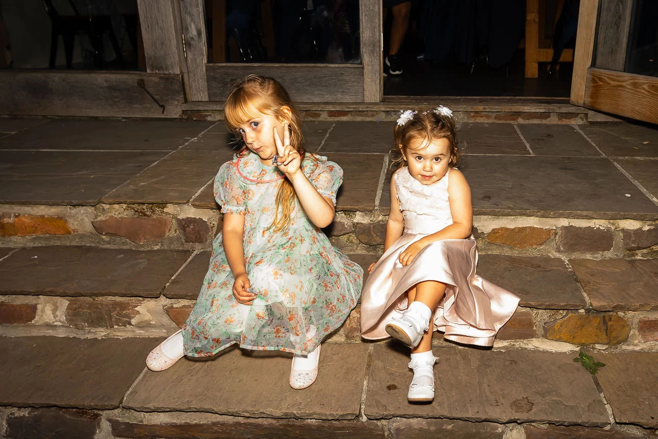 children at upton barn wedding venue