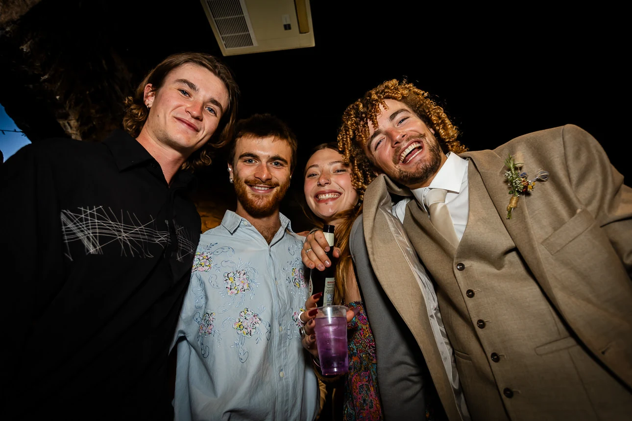 guests at Walton Castle Wedding