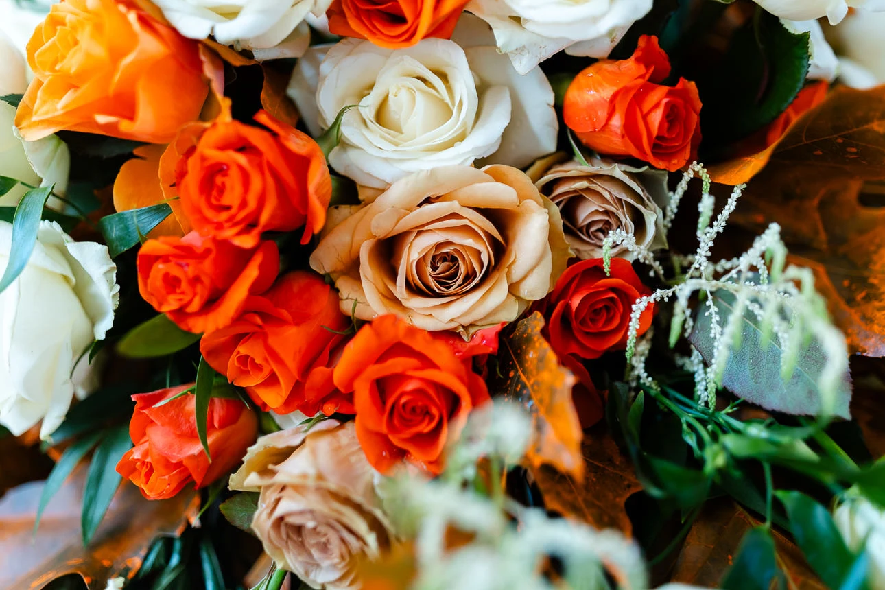 flowers at taunton wedding venue