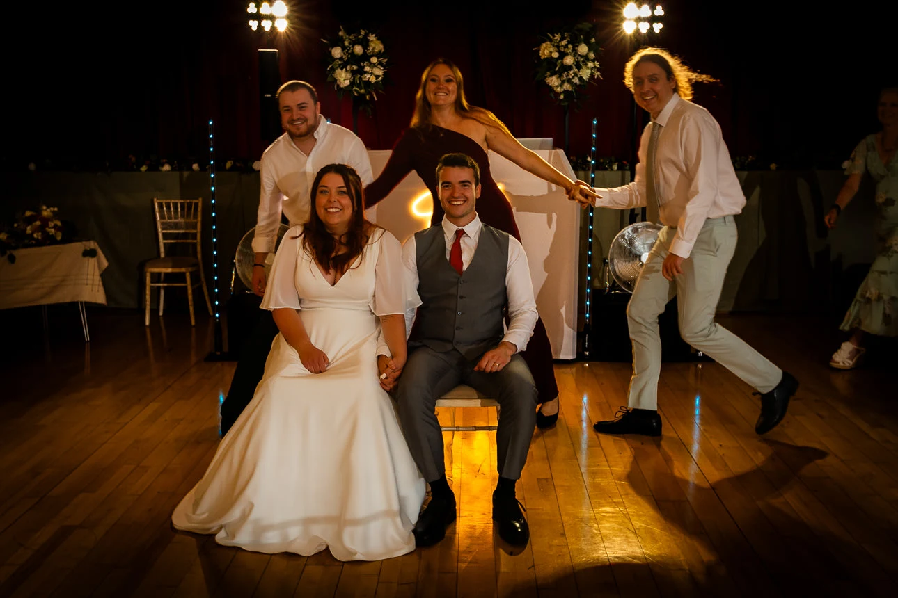bride and groom at taunton wedding venue